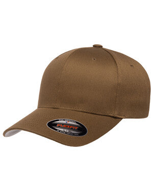FlexFit 6277 Twill Cap in coyote brown
