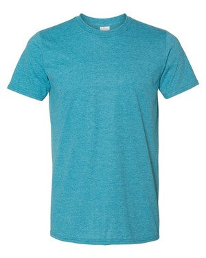 Gildan 64000 Softstyle® T-Shirt in heather galapagos blue