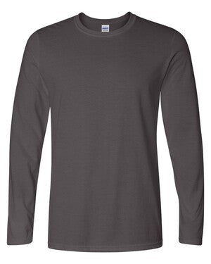 Gildan 64400 Softstyle® Long Sleeve T-Shirt in charcoal