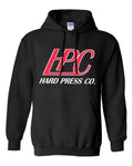 Hard Press Co. logo hoodie in black