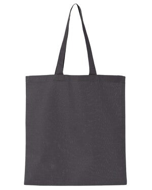 Q-Tees QTB Economical Tote in charcoal