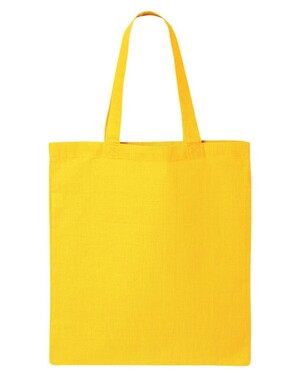 Q-Tees QTB Economical Tote in yellow